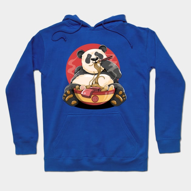 Ramen Panda Hoodie by AngelFlame